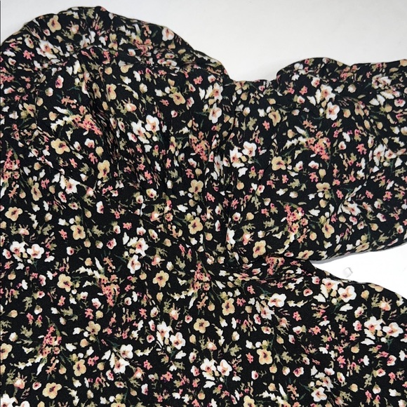 Art Class Floral and Polka Dot Kids Dress - Picture 6 of 11